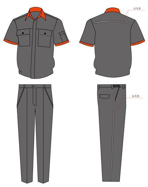工裝風(fēng)格的男士Polo衫職業(yè)服裝設(shè)計(jì)探索